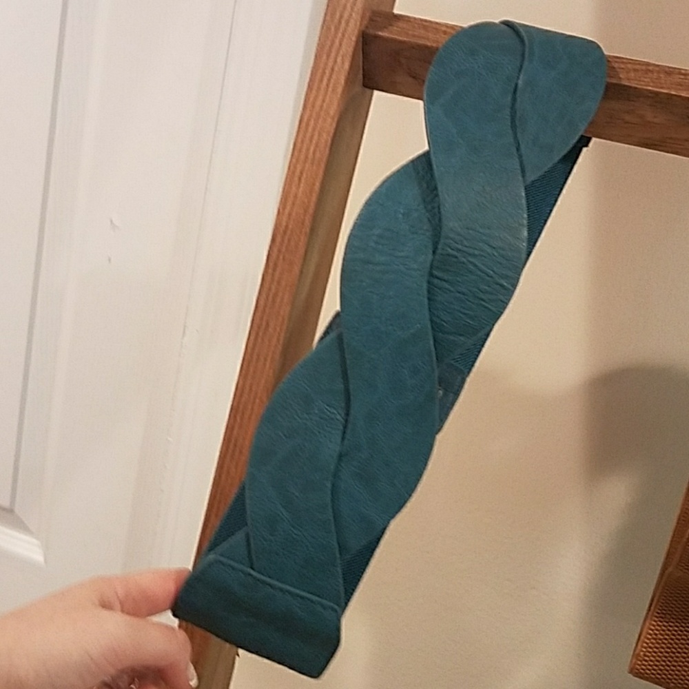 Teal Elastic Belt